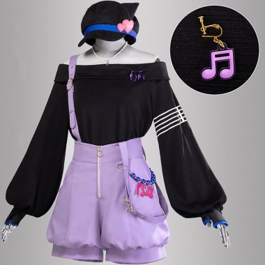 プロジェクトセカイ×たまごっちコラボ[feat.メロディっち] 白石杏 しらいしあん コスプレ衣装 常服 コスチューム