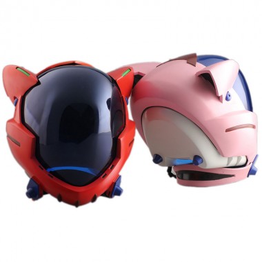 新世紀エヴァンゲリオン EVA  劇場版 アスカ 真希波　ヘルメット　コスプレ道具