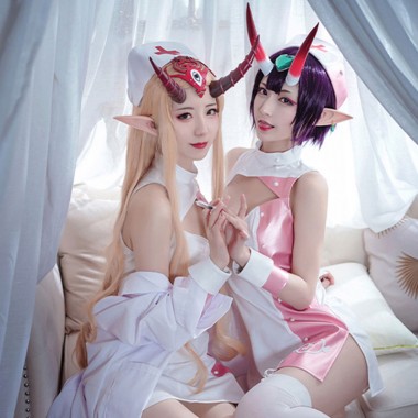 Fate/Grand Order コスプレ 酒呑童子　茨木童子　　ナース服　