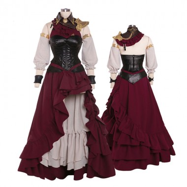 ファイナルファンタジーXIV ネオイシュガルディアン・ディフェンダートップス  コスプレ衣装 撮影 スカート かわいい コスチューム