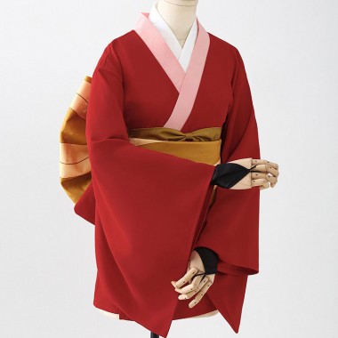 銀魂 ぎんたま 神楽（かぐら） 吉原炎上編  銀魂 吉原神楽 レッド和服 コスプレ衣装 超巨大リボン コスチューム 撮影 かわいい