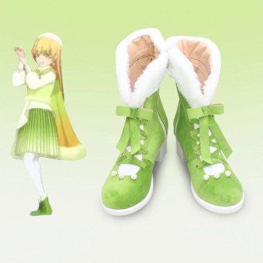 ラブライブ！　平安名すみれ　コスプレ靴　萌え　グリーン　かわいい