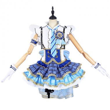 ラブライブ スクールアイドルプロジェクト 園田海未 コスプレ衣装 コスチューム エロスドレス かわいい 撮影