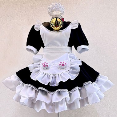 メイド服 コスプレ衣装 コスチューム かわいい 撮影 大きな鈴