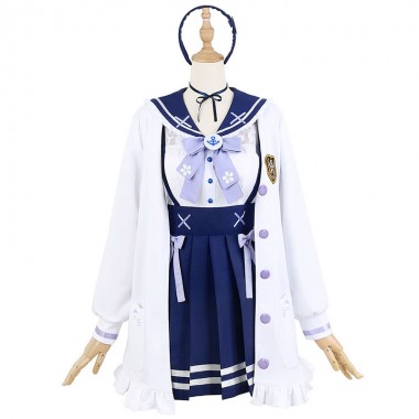 Vtuber バーチャルアイドル 湊あくあ コスプレセット　制服　かわいい
