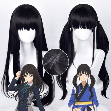 Lycoris Recoil　リコリス・リコイル　井ノ上たきな　コスプレ　ウイッグ　黒髪ロング　