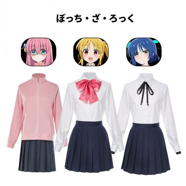 ぼっち・ざ・ろっく!　Bocchi the rock　後藤ひとり　コスチューム　制服　ジャージー 全員