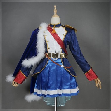 少女☆歌劇 レヴュースタァライト 聖翔音楽学園 キャラクター 神楽ひかり メイド服 キャンパス風 コスプレ衣装 ブルー スーツ