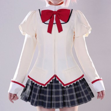 魔法少女まどか☆マギカ　制服　コスプレ衣装　鹿目まどか　かわいい　暁美ほむら　コスチューム　仮装