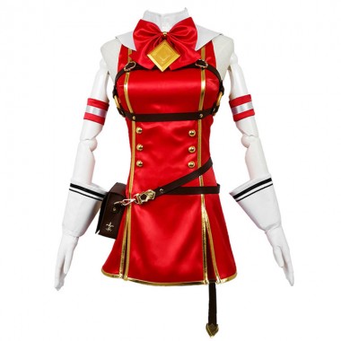 ウマ娘 プリティーダービー　ゴールドシップ　コスプレ衣装　勝負服　レッドストライフ　赤色　ゴルシ　ゲーム　