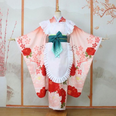 ホロライブ　Ceres Fauna　コスプレ衣装　着物　メイド　セレス・ファウナ　新衣装　Vtuber