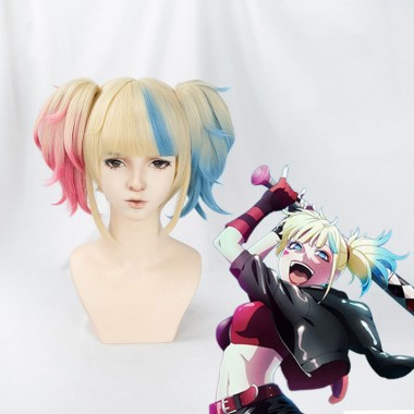 Amazon.co.jp: 漫尚cosplayウィッグ付き ハーレイ・クイン コスプレ ハロウィン スーサイドスクワッド Suicide Squad  ジョーカー ハーレークイン (男, S) : ホビー
