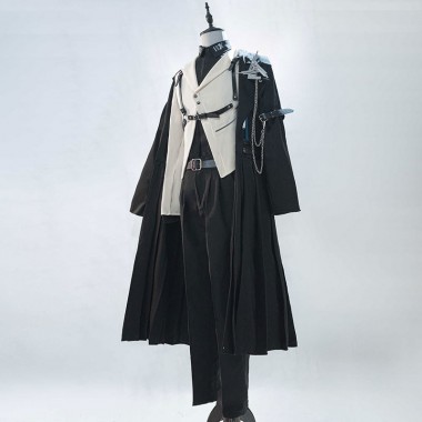 アークナイツ　ロゴス　コスプレ衣装　カッコイイ　仮装　コスチューム　白黒　新オペレーター