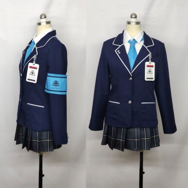 ブルーアーカイブ　黒見セリカ　コスプレ衣装　制服風　仮装　ブルアカ　衣装セット　コスチューム