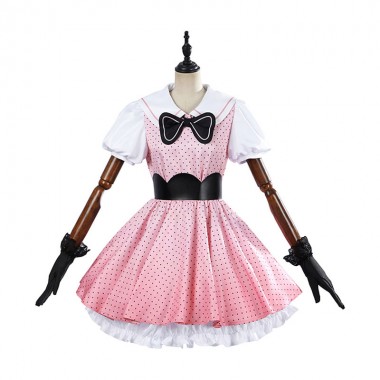 推しの子　星野ルビー　コスプレ衣装　アイドル　ピンク　かわいい　水玉模様　コスチューム　撮影