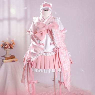 魔法少女まどか☆マギカ　鹿目まどか　コスプレ衣装　メイド服　かわいい　コスチューム