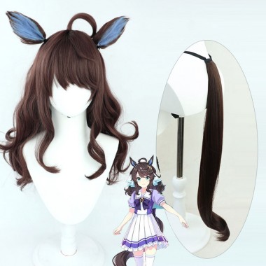 ウマ娘 プリティーダービー Pretty Derby デアリングタクト Daring Tact コスプレかつら かわいい かわいい耳 撮影