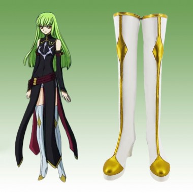 コードギアス 反逆のルルーシュR2　C.C. シーツー　黒の騎士団 コスプレ靴 撮影 かわいい オーダーメイド