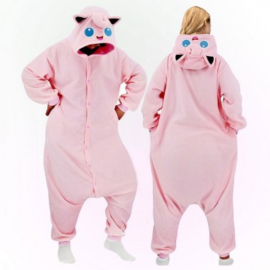 ポケットモンスターシリーズ  プリン(ポケモン) Purin Jigglypuff コスプレ衣装  着ぐるみ パジャマ(部屋着)