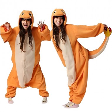 ポケットモンスターシリーズ  ヒトカゲ Charmander コスプレ衣装  着ぐるみ パジャマ(部屋着) コスチューム