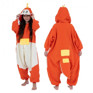 ポケットモンスターシリーズ  ホゲータ Fuecoco コスプレ衣装 かわいい つなぎ服 パジャマ(部屋着) コスチューム