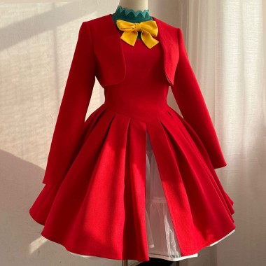 カードキャプターさくら 木之本桜 コスプレ衣装 かわいい クリスマス コスチューム 軽装