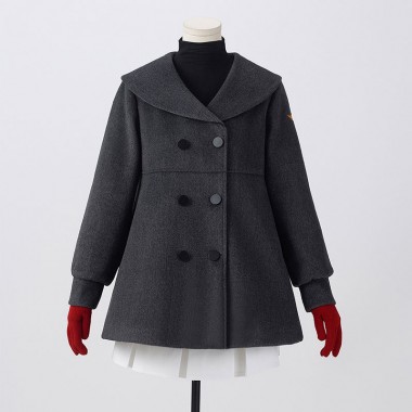 カードキャプターさくら 木之本桜 コスプレ衣装 かわいい グレーコート コスチューム 冬服
