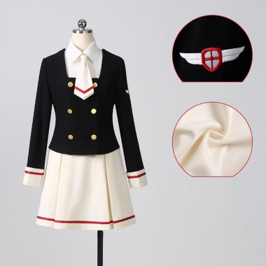 カードキャプターさくら  木之本桜（きのもと さくら） 制服 コスプレ衣装 コスチューム かわいい スカート 撮影