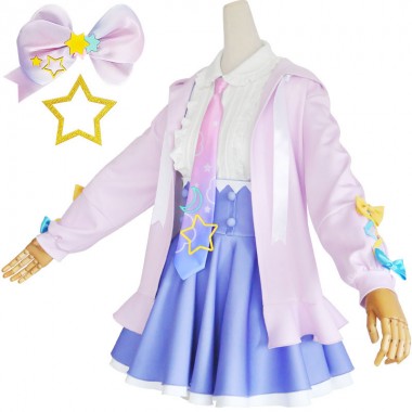 初音ミク2021　デジタルアイドル　萌え　夏服　ミニスカート　髪飾り付き
