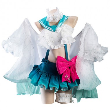 クリームソーダ 初音ミク コスプレ衣装 爽やか カワイイ風