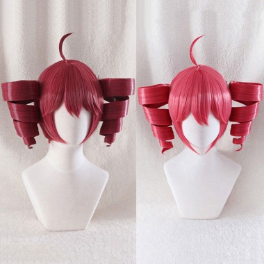 重音テト ウイッグ コスプレ 縦ロール 小顔 再現度高い あほ毛