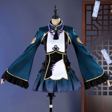 ゾンビMIKU 初音ミク バニーガール キョンシー コスプレ衣装 かわいい 撮影 スカート コスチューム