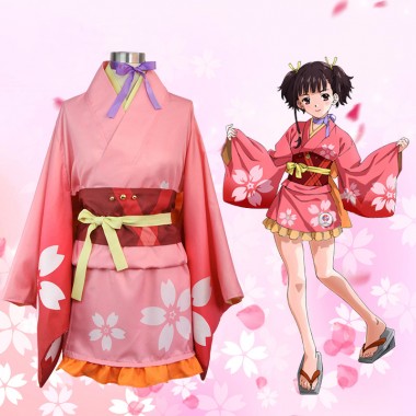甲鉄城のカバネリ 無名 むめい 和服 着物 コスプレ衣装