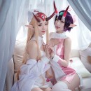 Fate/Grand Order コスプレ 酒呑童子　茨木童子　　ナース服　