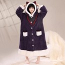 原神　散兵　ざんひょう　ルームウエアー　紫色　寝巻き　秋冬　パジャマ　カワイイ風　オリジナル