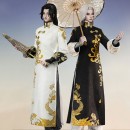 アイデンティティV　白黒無常 謝必安　范無咎　コスプレ服　かっこいい　撮影　コスチューム　オーダーメイド
