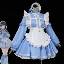 アイドルマスターシャイニーカラーズ 黛冬優子 まゆずみふゆこ コスプレ衣装 メイド服 撮影 ロリータ コスチューム