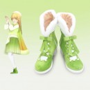 ラブライブ！　平安名すみれ　コスプレ靴　萌え　グリーン　かわいい