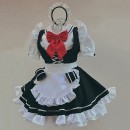 メイド服 コスプレ衣装 オーダーメイド 白黒 大きなリボン 変装 蝶結び コスチューム