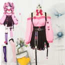 VTuber バーチャルキャスター コスチューム　コスプレかわいい ピンク 黒　 萌え