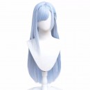 転生王女と天才令嬢の魔法革命　アニスフィア・ウィン・パレッティア かつら　コスプレウィッグ　青い 三つ编み