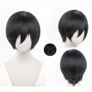 ブルーロック 糸師凛 カツラ コスプレウィッグ かっこいい 短髪　真っ黒