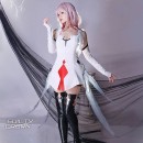 ギルティクラウン　Guilty Crown アニメ　楪祈　葬儀社　コスプレ衣装　　白っぽい　トンボ衣装　戦争服
