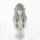 プロジェクトセカイ・カラフルステージ!　草薙寧々　コスプレウイッグ　かつら　グレーグリーン　コスプレ小物　　