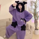 サンリオ　クロミ　部屋着　かわいい　パジャマ　ふわふわ　ふわふわ　紫色