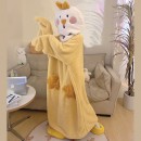 キャラクターパジャマ　鶏　ルームウエアー　着る毛布　黄色　男女兼可　パジャマ