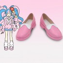 初音ミク　ポケモンfeat.初音ミク　コスプレ衣装　靴　ギャル風　ローファー靴　ピンク色　コスプレ用