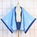 ブルーアーカイブ　桐生キキョウ　コスプレ衣装　和風　羽織り　アウター　水色　百鬼夜行連合学院