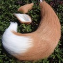 狼と香辛料　ホロ　コスプレ道具　獣耳　オオカミ　尻尾　小物　カチューシャ