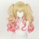 プロジェクトセカイ　天馬咲希　ウイッグ　金髪　ツインテール　混色　コスプレ用　プロセカ